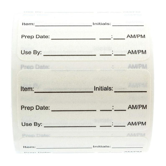 500 food meal prep dissolvable sticker labels - Picture 6 of 6